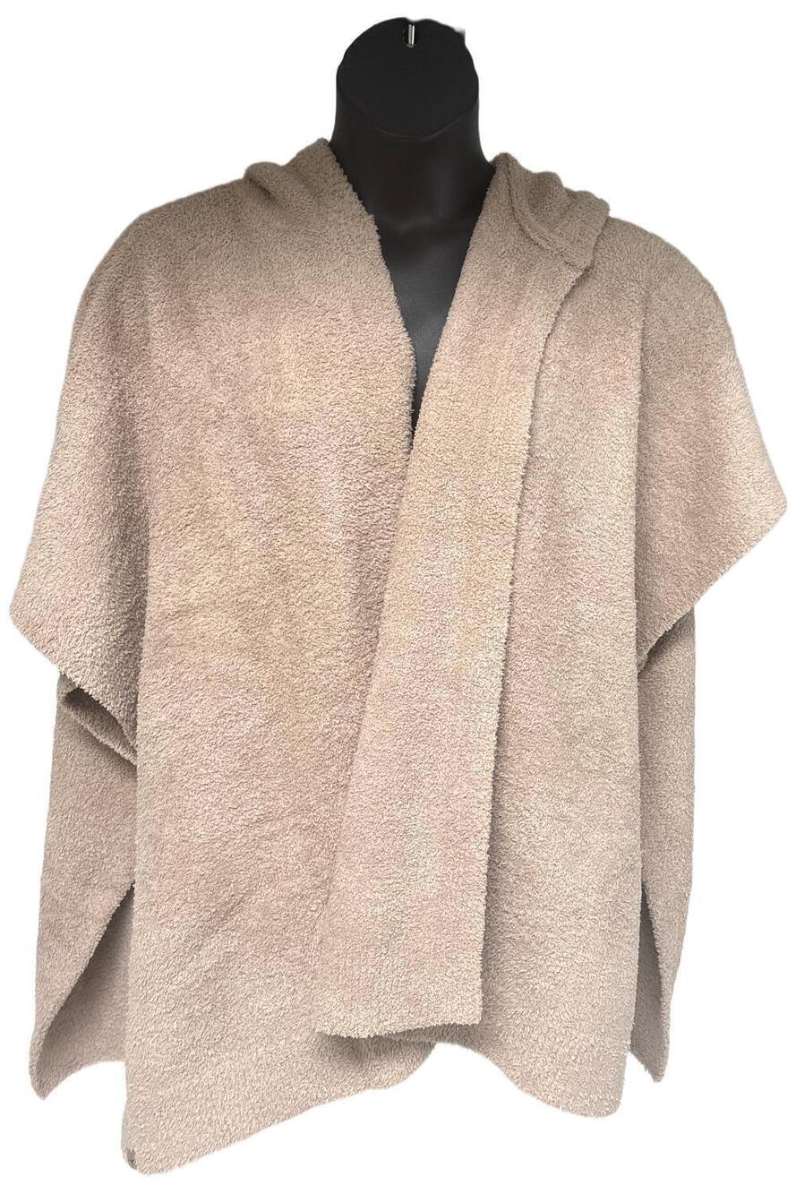 Barefoot Dreams Women's CozyChic Hooded Cardi Wrap Willow